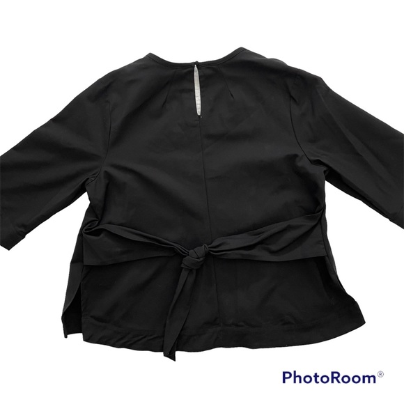 Melissa McCarthy Seven7 New Without Tags Top Black with Tie in the Back 3X - Picture 2 of 11